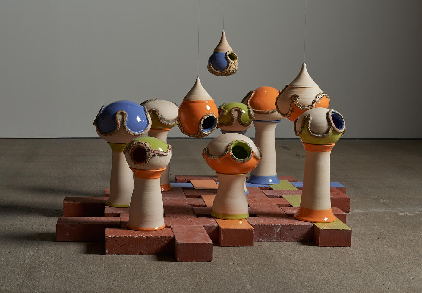 Collectively, ceramic installation, 2023